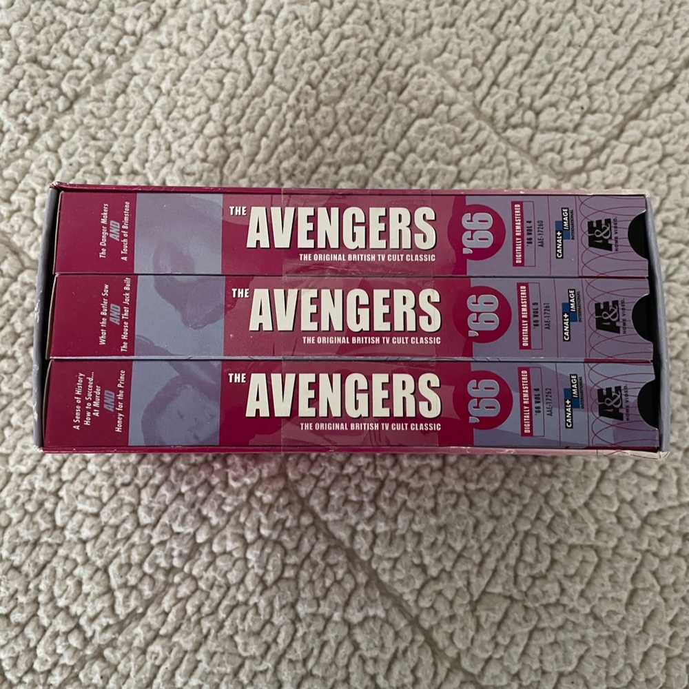 The Avengers VHS Box Set '66 Set 2 Preowned - Picture 2 of 2